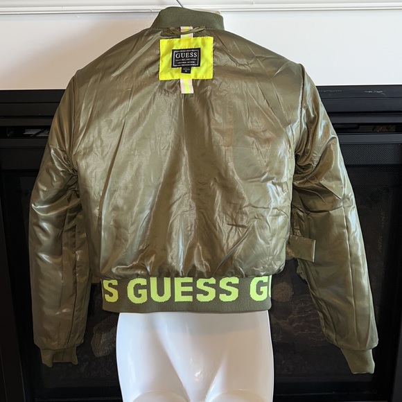 Guess Elly Bomber Jacket -Olive - Picture 8 of 8